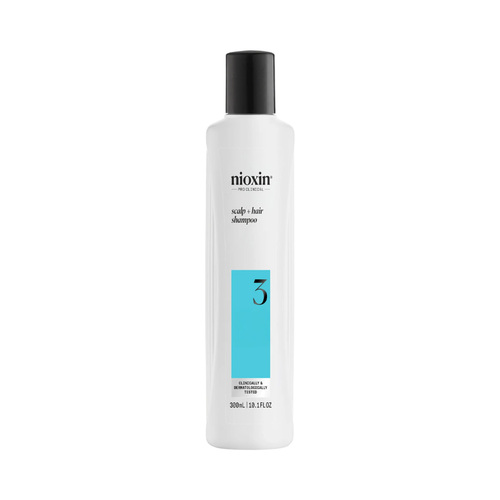 NIOXIN System 3 Cleanser Shampoo, 300ml/10 fl oz NIOXIN System 3 Cleanser Shampoo on white background