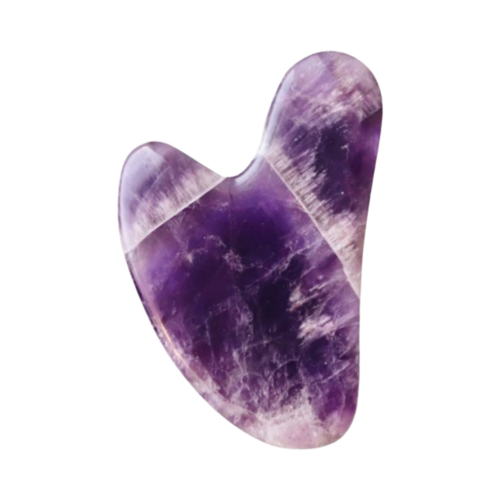 Mount Lai The Amethyst Gua Sha Facial Lifting Tool, 1 pieces Mount Lai The Amethyst Gua Sha Facial Lifting Tool on white background