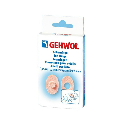 Gehwol Toe Rings (Oval), 9 pieces Gehwol Toe Rings (Oval) on white background