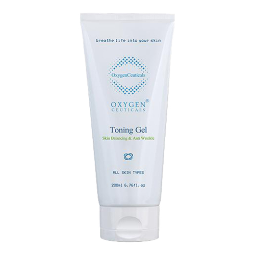 OxygenCeuticals Toning Gel, 200ml/6.8 fl oz OxygenCeuticals Toning Gel on white background