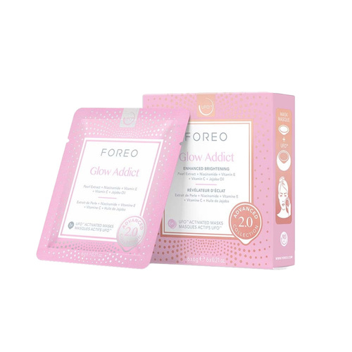 Foreo UFO Activated Masks - Glow Addict on white background