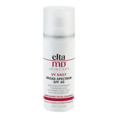 EltaMD UV Daily Broad-Spectrum SPF 40, 48g/1.7 oz EltaMD UV Daily Broad-Spectrum Tinted SPF 40 on white background