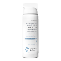 UV-Science+ SPF 50 Mineral High Protection on white background