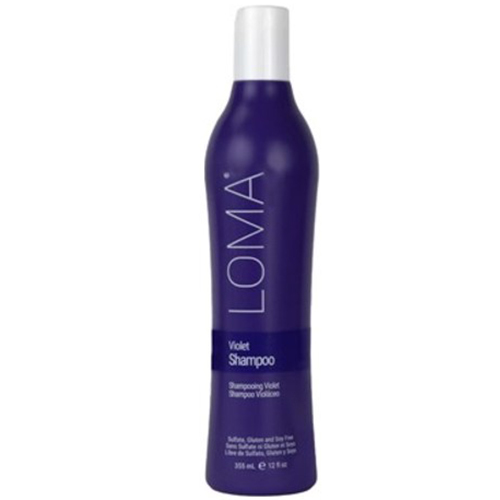 Loma Organics Violet Shampoo, 355ml/12 fl oz Loma Organics Violet Shampoo on white background