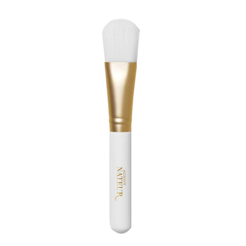 Agent Nateur Wooden Face Mask Brush on white background