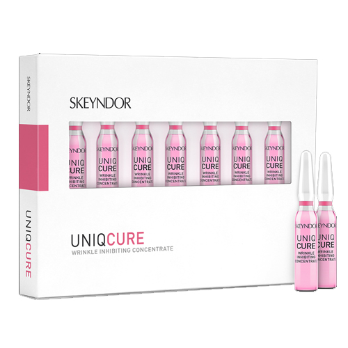 Skeyndor Uniqcure - Wrinkle Inhibiting Concentrate, 7 x 2ml/1 fl oz Skeyndor Uniqcure - Wrinkle Inhibiting Concentrate on white background