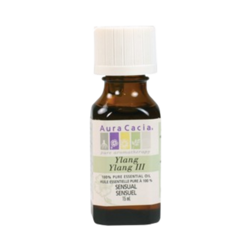 Aura Cacia Ylang Ylang III Oil, 15ml/0.51 fl oz Aura Cacia Ylang Ylang III Oil on white background