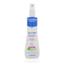 Mustela  on white background