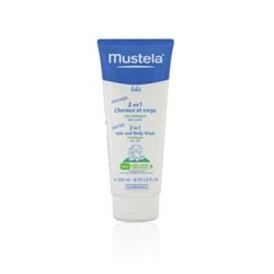 Mustela  on white background
