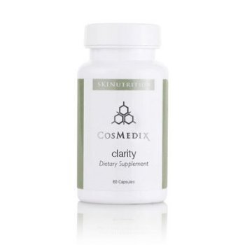 CosMedix Skinutrition Clarity Supplement (60 Capsules) CosMedix on white background