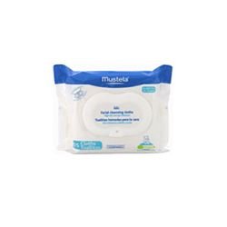 Mustela  on white background