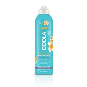 Coola Continuous Spray SPF 35 Citrus Mimosa on white background