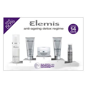 Elemis  on white background