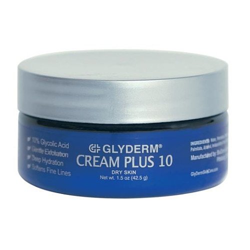 GlyDerm Cream Plus 10, 42.5g/1.5 oz GlyDerm Cream Plus 10 on white background