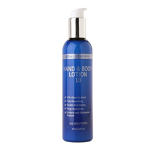 GlyDerm Hand and Body Lotion 10, 236ml/8 fl oz GlyDerm Hand and Body Lotion 10 on white background