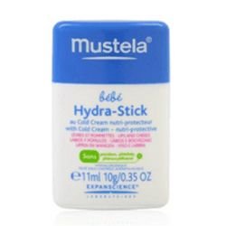 Mustela  on white background
