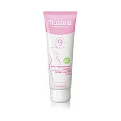 Mustela  on white background