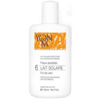 Yonka Lait Solaire - Protective Sun Tan Milk, 150ml, 5 oz Yonka on white background
