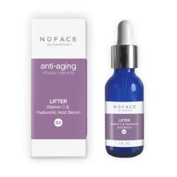 NuFace Lifter S3 - Vitamin C & Hyaluronic Acid Serum 1 fl oz NuFace on white background