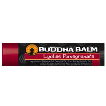 Buddha Balm Lychee Pomegranate, 4.25g/0.15 oz Naturally Yours Buddha Balm Lychee Pomegranate on white background