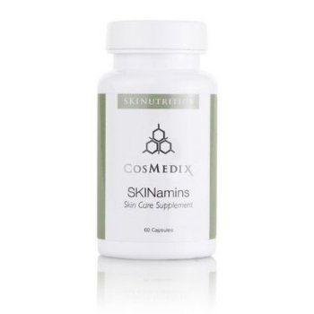 CosMedix Skinutrition SKINamins Supplements (60caps) CosMedix on white background