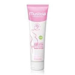 Mustela  on white background